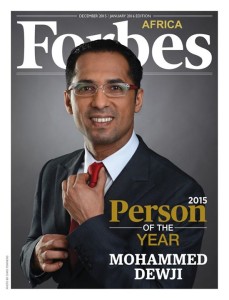 Mohammed Dewji has been named Forbes Africa 2015 Person of the Year. Photo: Facebook
